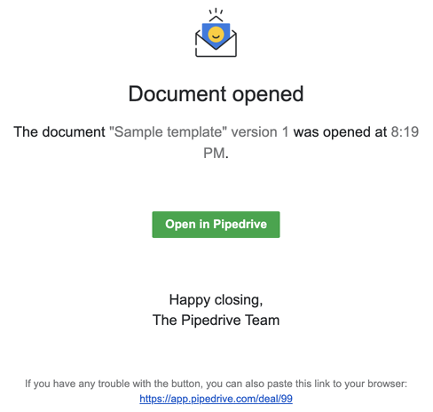 Document opened